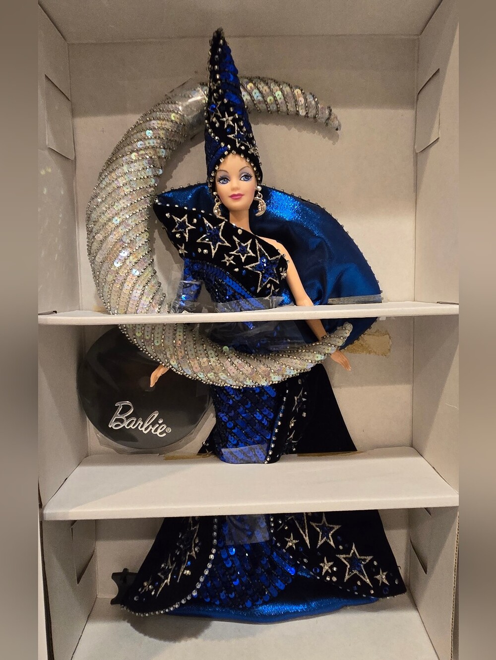 Vintage Bob Mackie Moon Goddess Barbie In Original Box